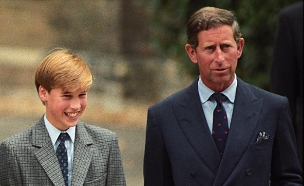 הנסיך צ'ארלס, הנסיך וויליאם, 1995 (צילום: Tom Wargacki/WireImage, Getty Images)