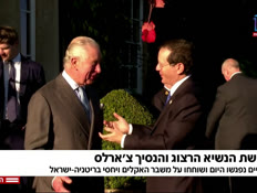 פגישת הנשיא הרצוג והנסיך צ'ארלס (צילום: חדשות)