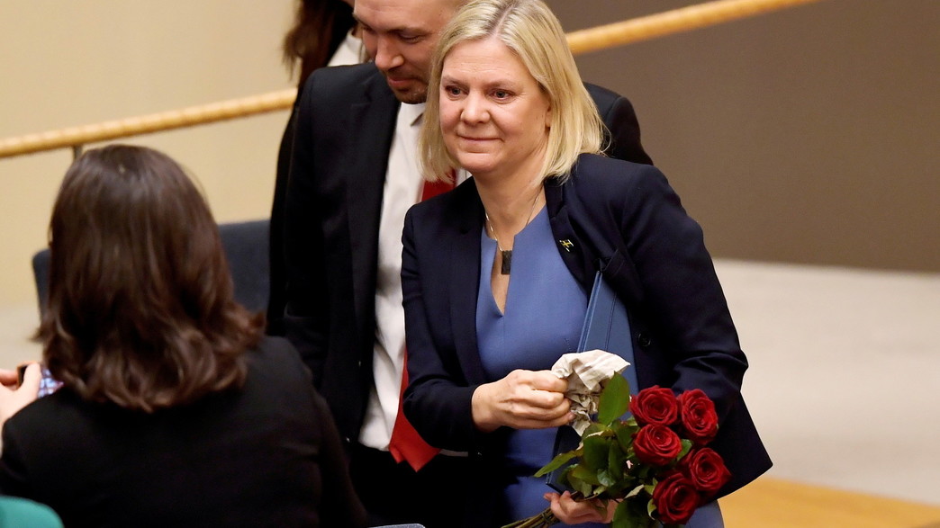 מגדלנה אנדרסון התמנתה לראשות ממשלת שוודיה מגדלנה אנדרסון התמנתה לראשות ממשלת שוודיה