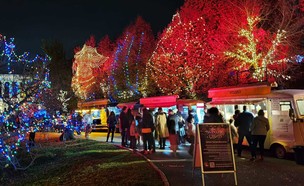 ביתנים פסטיבל אורות בגן הבוטני (צילום: רון פלד)