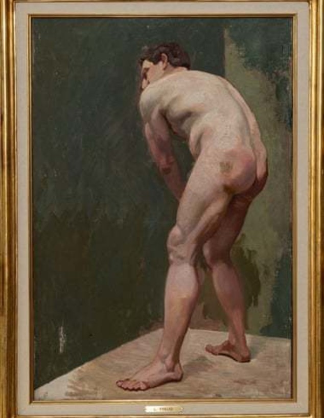 "Standing Male Nude", לוסיאן פרויד (צילום: תיירי נבארו)