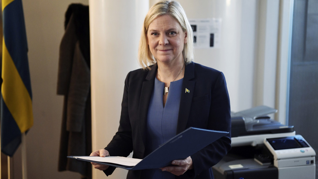 ראש ממשלת שוודיה מגדלנה אנדרסון