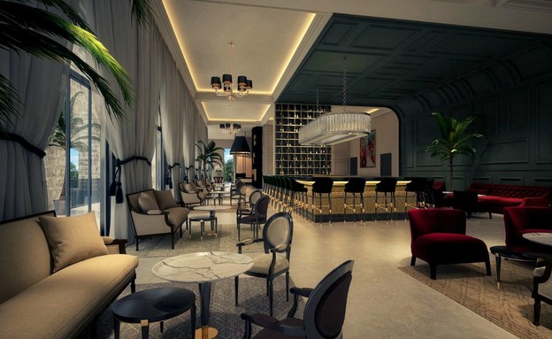 מלון גני המושבה הדמיות 2 (צילום: באדיבות אדריכל נסטור סנדבנק וסטודיו I LOVE 3D )