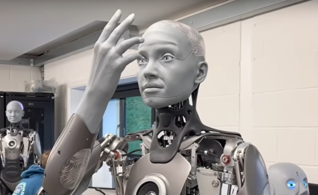 רובוטית אמקה, Engineered Arts (צילום: youtube)