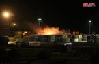 תקיפה ישראלית בסוריה: שרפה פרצה בנמל לטקיה 