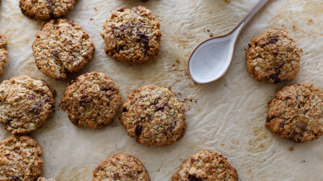 עוגיות קוואקר בננה ושוקולד צ'יפס