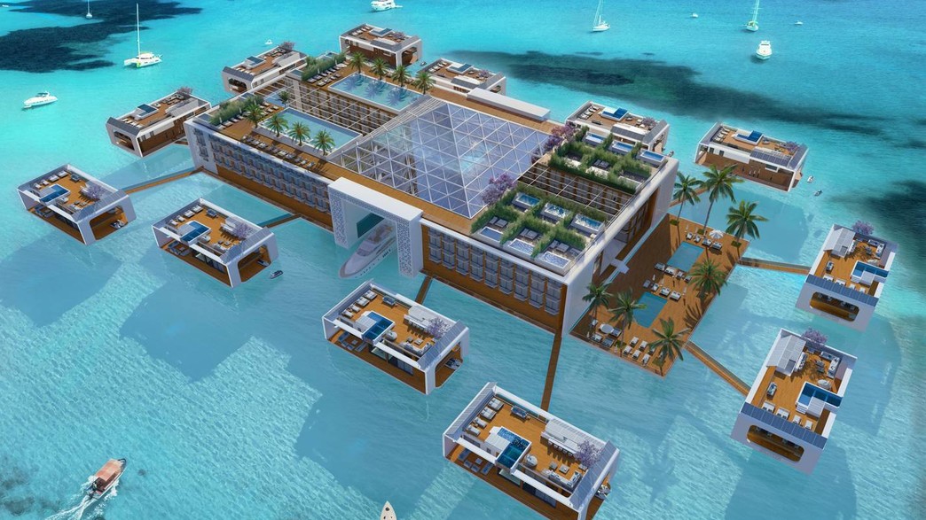 FLOATING SEA PALACE (הדמיה: אתר קמפינסקי)