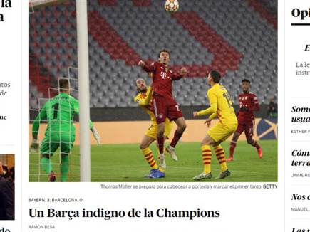 "ברצלונה לא שווה מקום בצ'מפיונס"