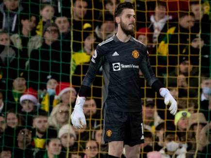 הופעה שלו בשער. דה חאה (GETTY)