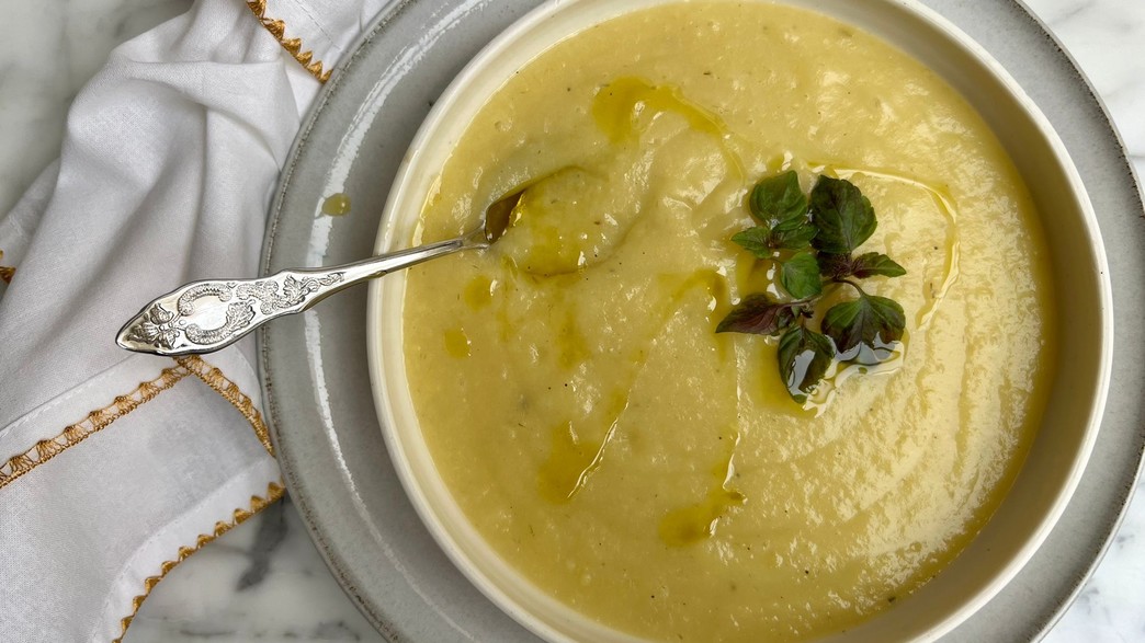 מרק כרישה ותפוח אדמה