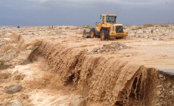 שיטפונות בעין גדי, ארכיון (צילום: ששי כהן, חדשות)