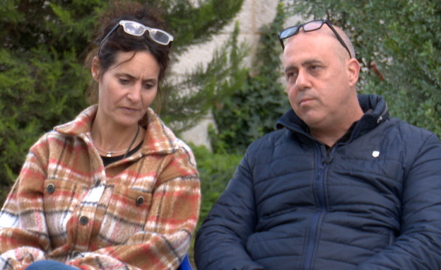 ערן ומיכל לובטון הוריו של ניב לובטון ז"ל (צילום: חדשות 12)