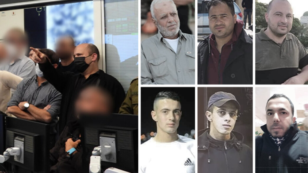 רה"מ הלילה בחפ"ק המבצעים בזמן לכידת המחבלים