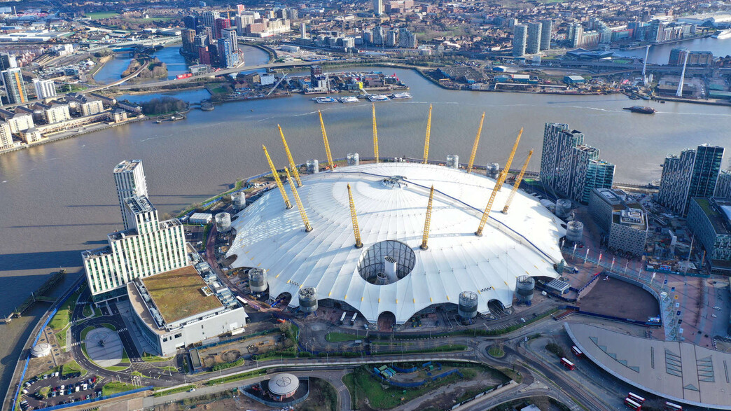 כיפת המילניום (ארנה O2), לונדון כיפת המילניום (ארנה O2), לונדון