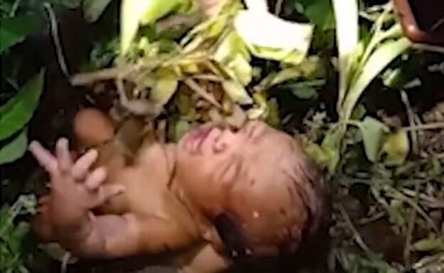 תינוקת נטושה נמצאה ביער