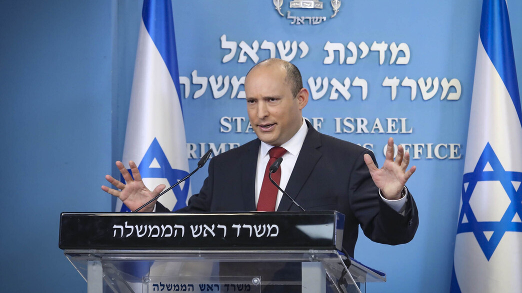 נפתלי בנט במסיבת עיתונאים