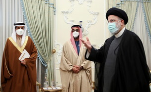 נציגים מאיחוד האמירויות מבקרים באיראן (צילום: reuters)