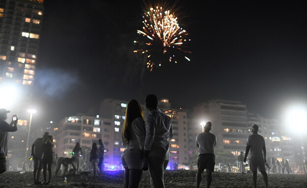 חגיגות השנה החדשה בריו דה ז'אנרו (צילום: רויטרס)