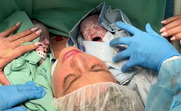 יוכי אפוליאון ילדה תאומים (צילום: מתוך אינסטגרם, instagram)