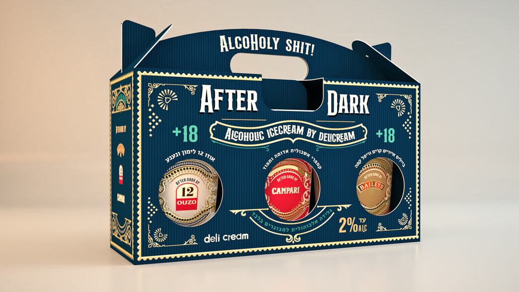 דלי קרים - After Dark: גלידות אלכוהוליות למבוגרים בלבד