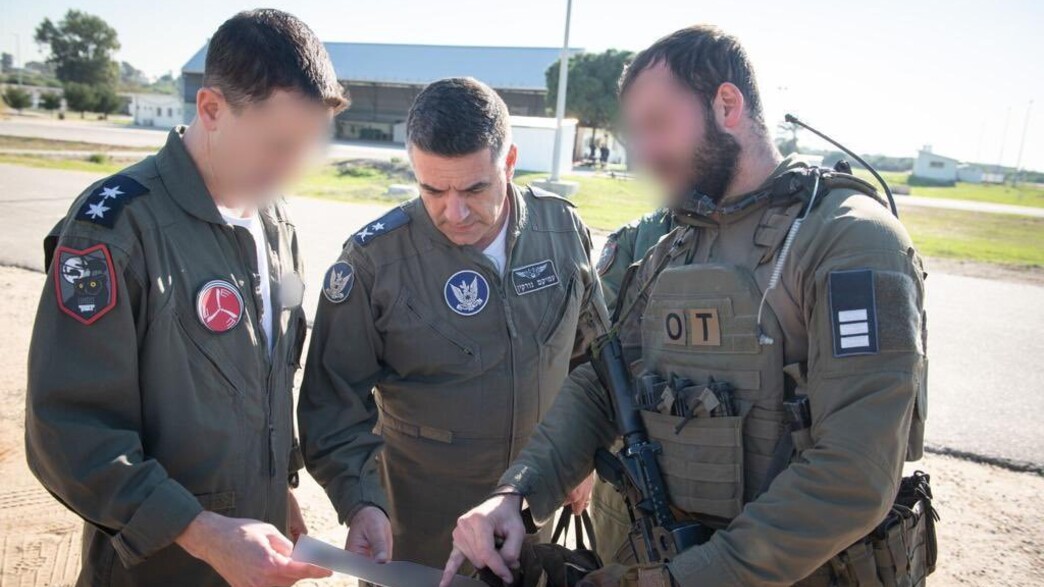 האימון עם מפקד חיל האוויר (צילום: חיל האוויר)