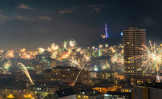 שנה חדשה בטביליסי (צילום: Anna Bogush, shutterstock)
