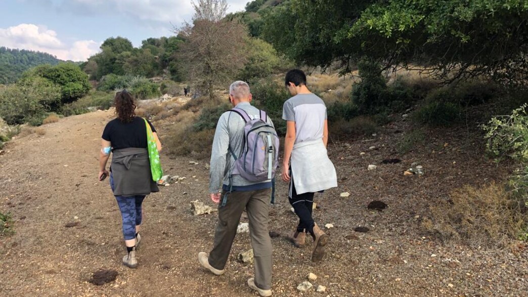 נחל מורן- צועדים