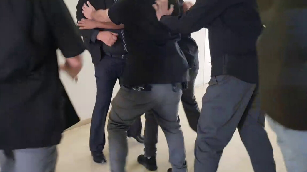 עימות מחוץ לביהמ״ש המחוזי בחיפה