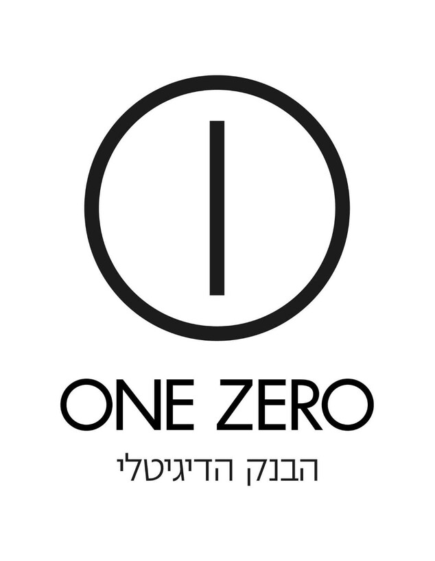 הלוגו של הבנק הדיגיטלי החדש: ONE ZERO
