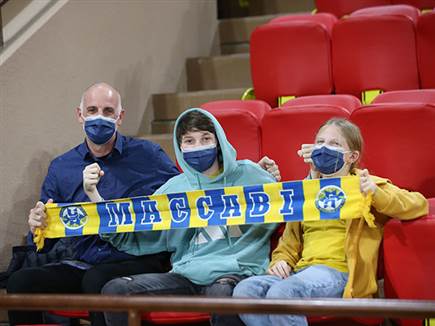 האוהדים הצהובים ביציע יצאו מאוכזבים (אודי ציטיאט)