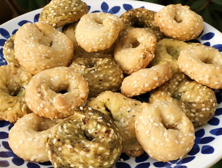 עוגיות עבאדי ביתיות - תקריב (צילום: יעל קצב, אוכל טוב, mako)