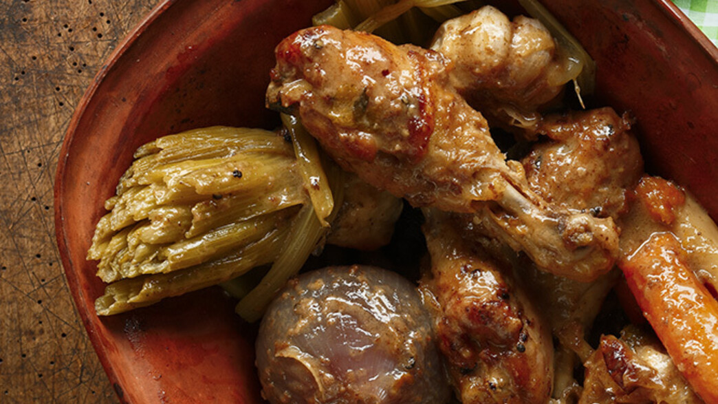 שוקי עוף בירקות שורש