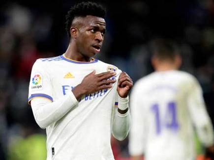 הוא לא עוצר. ויניסיוס (GETTY)