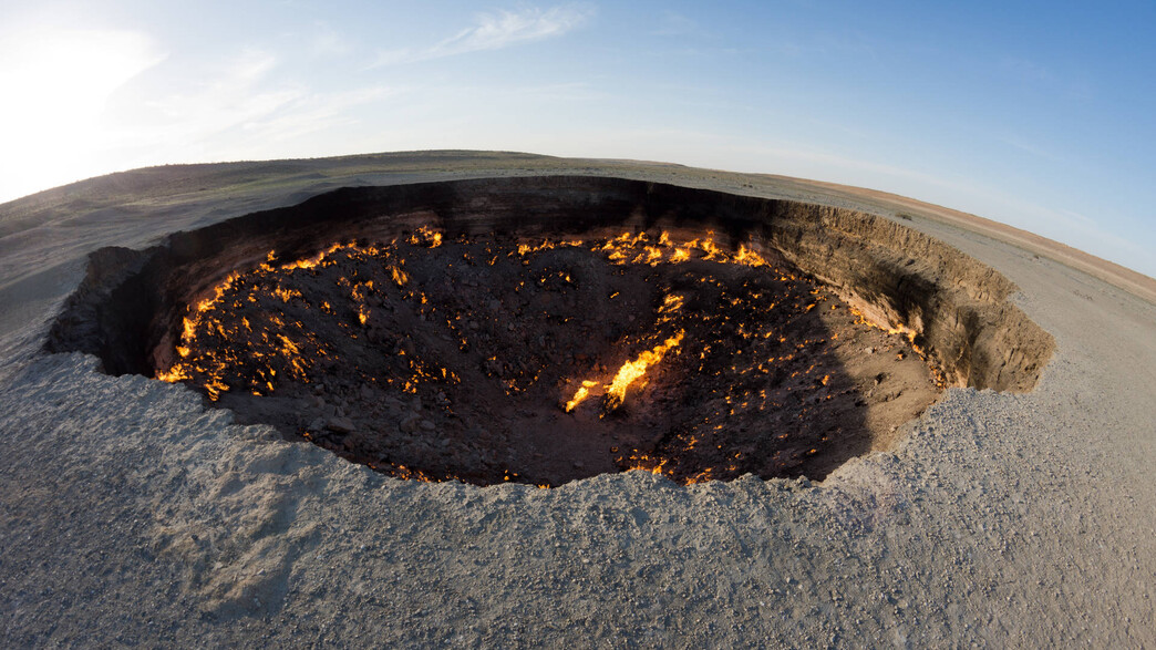 "שער הגיהנום", המכתש הבוער שבדרווזה, טורקמניסטן