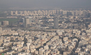 קו הרקיע של גוש דן (צילום: N12)