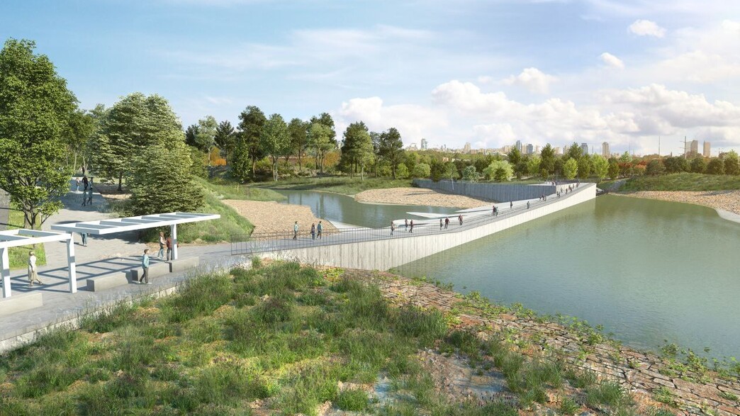 הדמיה פארק אריאל שרון החדש