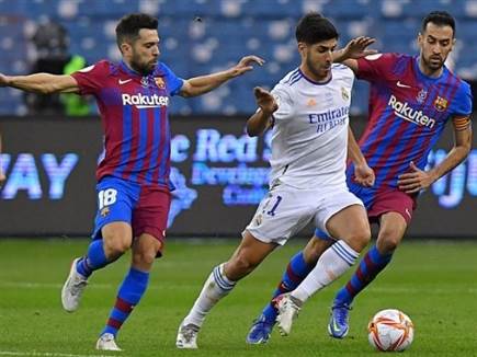 מרקו אסנסיו. ברצלונה ניסתה לסגור את כוכבי ריאל מההתחלה (Getty)