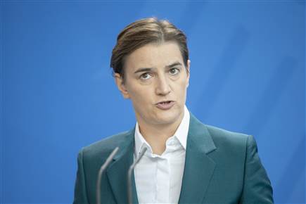 ראש ממשלת סרביה, אנה ברנביץ'. ביקורת חריפה (Getty) (צילום: ספורט 5)
