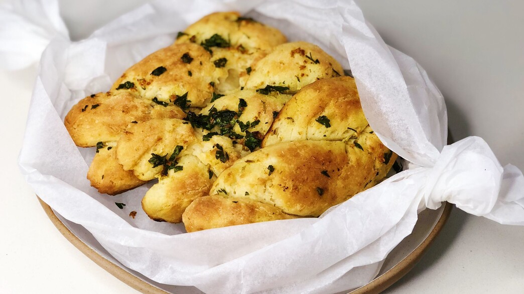 לחם שום בחמישה מרכיבים