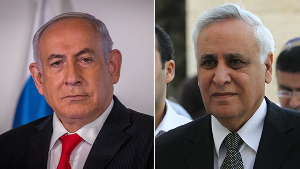 בנימין נתניהו ומשה קצב