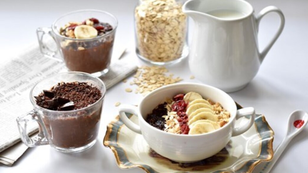 פודינג שיבולת שועל ושוקולד חם פודינג שיבולת שועל ושוקולד חם