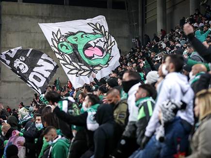 הקהל הירוק יכול להיות אופטימי (צילום: מאור אלקסלסי)