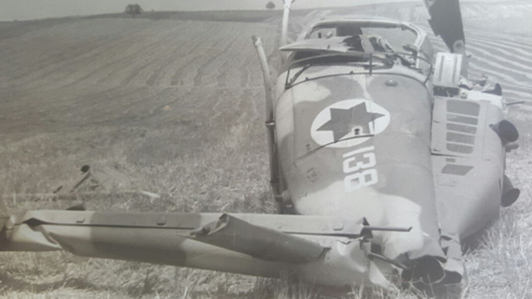 מטוסו של גיל לאחר ההתרסקות מטוסו של גיל לאחר ההתרסקות