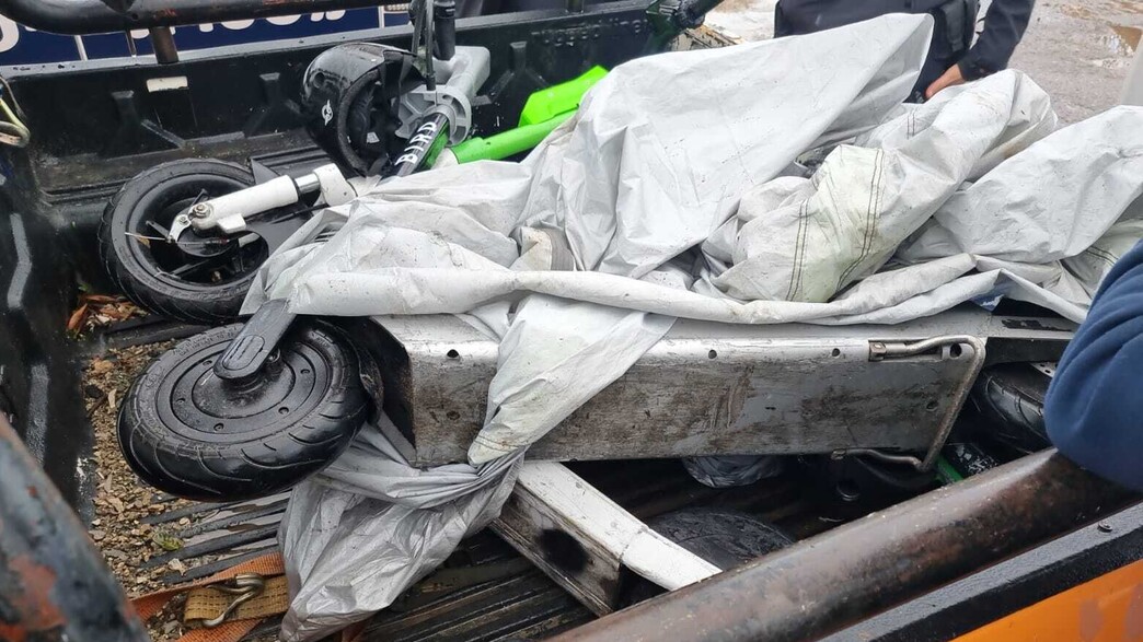 נתפסו קורקינטים חשמליים גנובים נתפסו קורקינטים חשמליים גנובים