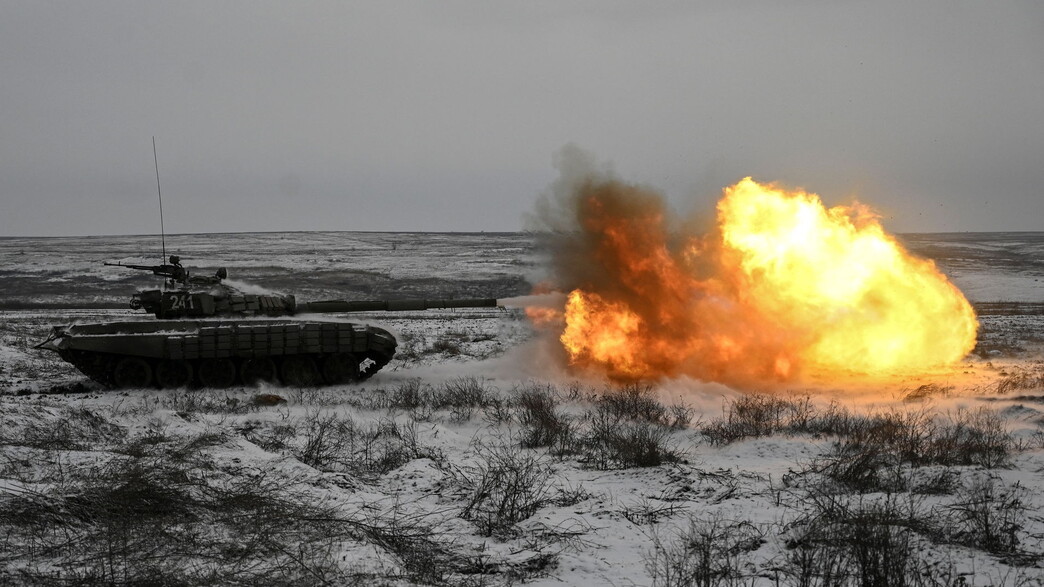 תרגיל של הצבא הרוסי באזור רוסטוב