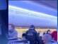 טיסת יונטייד מניו יורק לישראל חזרה לארה"ב בגלל התפרעות של נוסעים  (צילום: קשת 12)