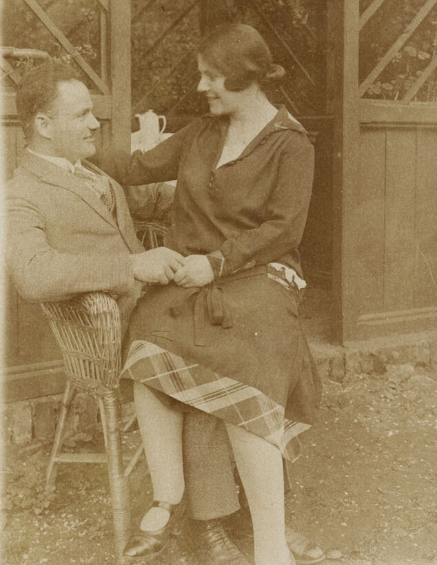 ולטר והרטה מאייר (Mayer) ברטיבור שבגרמניה לפני המלחמה (צילום: ארכיון יד ושם)