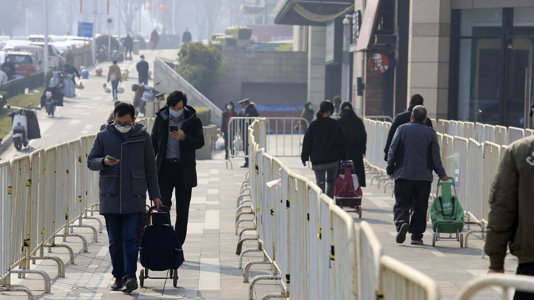 יוצאים מהסגר בשיאן, סין יוצאים מהסגר בשיאן, סין