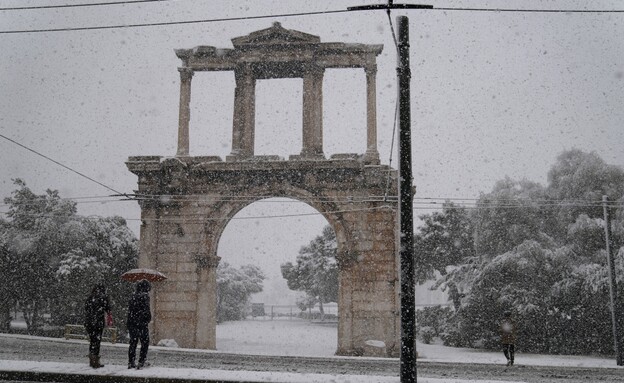 שער ההדריהאן העתיק באתונה (צילום: Thanassis Stavrakis, AP)