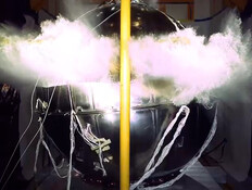 ניסויי החוזק של מנועי החלל (צילום: Next Earth, דוברות רפאל)